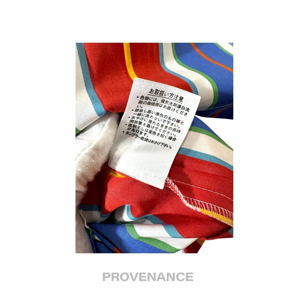 🔴 Balenciaga Golf Hoodie Vest - Striped Red Blue M - Picture 10 of 10
